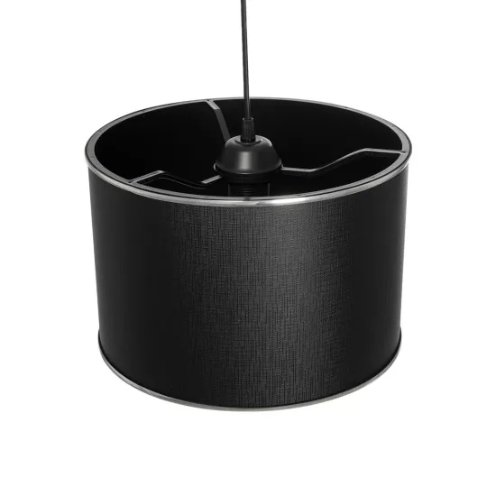 ELECTRA 203-0111 Μοντέρνο Κρεμαστό Φωτιστικό Καπέλο Μονόφωτο 1 x E27 IP20 Mαύρο Ύφασμα - Μ30 x Π30 x Υ23cm ELECTRA 203-0111 Μοντέρνο Κρεμαστό Φωτιστικό Καπέλο Μονόφωτο 1 x E27 IP20 Mαύρο Ύφασμα - Μ30 x Π30 x Υ23cm
