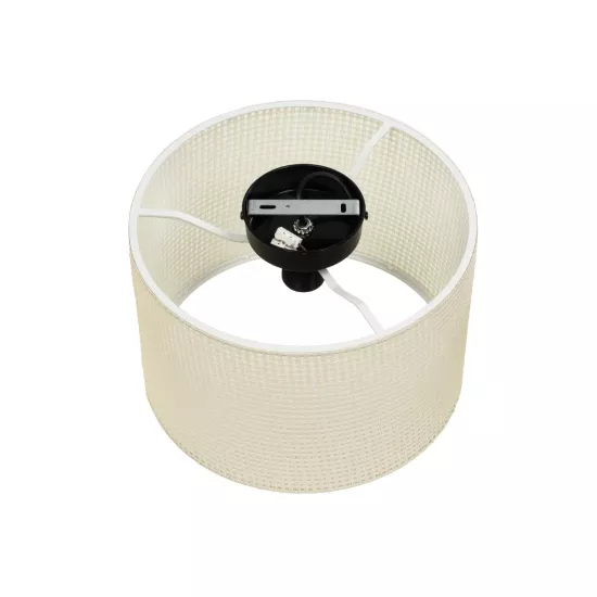 CILIO 203-0150 Μοντέρνο Φωτιστικό Οροφής Καπέλο Μονόφωτο 1 x E27 IP20 Λευκό Διάτρητο Ύφασμα - Μ30 x Π30 x Υ21cm CILIO 203-0150 Μοντέρνο Φωτιστικό Οροφής Καπέλο Μονόφωτο 1 x E27 IP20 Λευκό Διάτρητο Ύφασμα - Μ30 x Π30 x Υ21cm