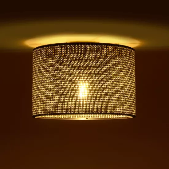 CILIO 203-0152 Μοντέρνο Φωτιστικό Οροφής με Ντουί 1 x E27 AC 220-240V IP20 - Μαύρο - Μ30 x Π30 x Υ22cm