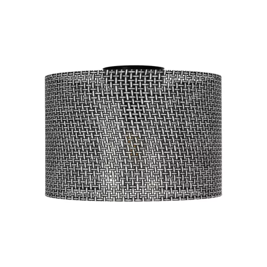 CILIO 203-0152 Μοντέρνο Φωτιστικό Οροφής με Ντουί 1 x E27 AC 220-240V IP20 - Μαύρο - Μ30 x Π30 x Υ22cm