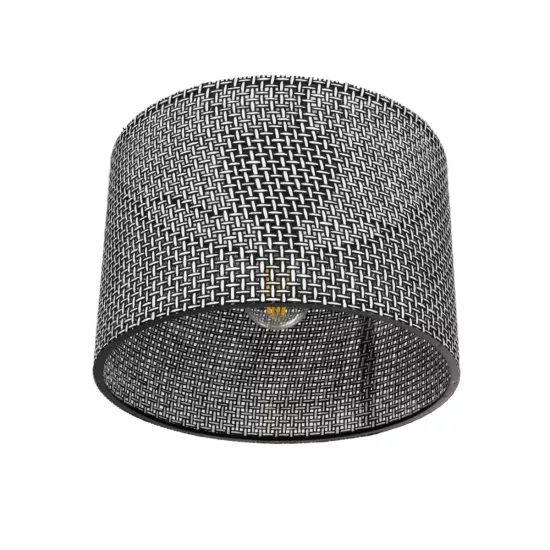 CILIO 203-0152 Μοντέρνο Φωτιστικό Οροφής με Ντουί 1 x E27 AC 220-240V IP20 - Μαύρο - Μ30 x Π30 x Υ22cm