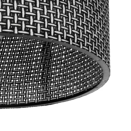 CILIO 203-0152 Μοντέρνο Φωτιστικό Οροφής με Ντουί 1 x E27 AC 220-240V IP20 - Μαύρο - Μ30 x Π30 x Υ22cm