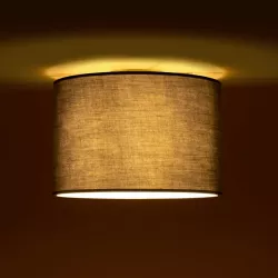 CILIO 203-0153 Μοντέρνο Φωτιστικό Οροφής με Ντουί 1 x E27 AC 220-240V IP20 - Γκρι - Μ30 x Π30 x Υ22cm