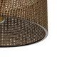 CILIO 203-0156 Μοντέρνο Φωτιστικό Οροφής Καπέλο Μονόφωτο 1 x E27 IP20 Καφέ Διάτρητο Ύφασμα - Μ38 x Π38 x Υ21cm CILIO 203-0156 Μοντέρνο Φωτιστικό Οροφής Καπέλο Μονόφωτο 1 x E27 IP20 Καφέ Διάτρητο Ύφασμα - Μ38 x Π38 x Υ21cm