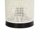 CYLINDER 203-0184 Μοντέρνο Επιτραπέζιο Φωτιστικό Πορτατίφ Μονόφωτο 1 x E27 IP20 Μαύρo Πλαστικό με Λευκό Διάτρητο Υφασμα - Μ14 x Π14 x Υ22cm CYLINDER 203-0184 Μοντέρνο Επιτραπέζιο Φωτιστικό Πορτατίφ Μονόφωτο 1 x E27 IP20 Μαύρo Πλαστικό με Λευκό Διάτρητο Υφασμα - Μ14 x Π14 x Υ22cm