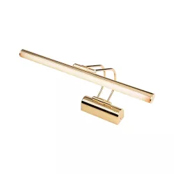 REFINE 203-0185 Μοντέρνο Φωτιστικό Τοίχου - Απλίκα Καθρέπτη Μπάνιου LED 7W 640lm 120° AC 220-240V IP44 Θερμό Λευκό 2700K - Lumileds SMD Chip - Χρυσό - Μ35 x Π21 x Υ12cm - 2 Χρόνια Εγγύηση