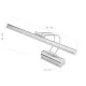 REFINE 203-0187 Φωτιστικό Τοίχου - Απλίκα LED 7W 640lm 120° AC 220-240V IP44 Θερμό Λευκό Χρώμιο - Μ35 x Π25 x Υ9cm - 2 Xρόνια Εγγύηση REFINE 203-0187 Φωτιστικό Τοίχου - Απλίκα LED 7W 640lm 120° AC 220-240V IP44 Θερμό Λευκό Χρώμιο - Μ35 x Π25 x Υ9cm - 2 Xρόνια Εγγύηση