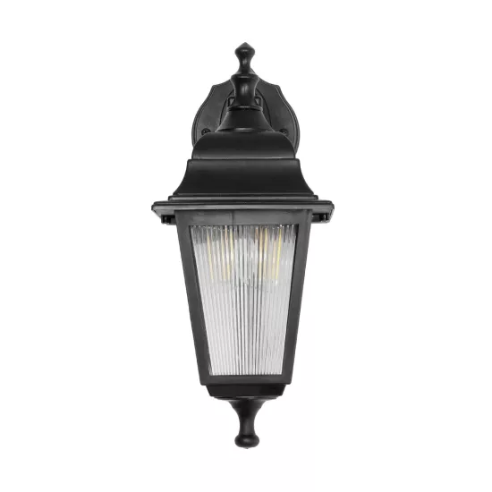 SOLME 203-0211 Vintage Επιτοίχιο Φωτιστικό Φαναράκι Μονόφωτο 1 x E27 IP44 Μαύρο Πλαστικό - Μ19 x Π15 x Υ35cm SOLME 203-0211 Vintage Επιτοίχιο Φωτιστικό Φαναράκι Μονόφωτο 1 x E27 IP44 Μαύρο Πλαστικό - Μ19 x Π15 x Υ35cm
