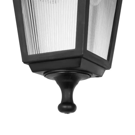 SOLME 203-0211 Vintage Επιτοίχιο Φωτιστικό Φαναράκι Μονόφωτο 1 x E27 IP44 Μαύρο Πλαστικό - Μ19 x Π15 x Υ35cm SOLME 203-0211 Vintage Επιτοίχιο Φωτιστικό Φαναράκι Μονόφωτο 1 x E27 IP44 Μαύρο Πλαστικό - Μ19 x Π15 x Υ35cm