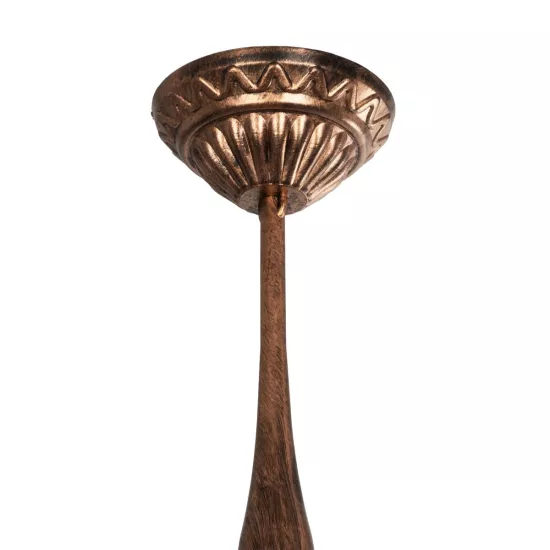 VERDI 203-0234 Vintage Κρεμαστό Φωτιστικό Φαναράκι Μονόφωτο 1 x E27 IP44 Χάλκινο Πλαστικό - Μ17 x Π17 x Υ47cm VERDI 203-0234 Vintage Κρεμαστό Φωτιστικό Φαναράκι Μονόφωτο 1 x E27 IP44 Χάλκινο Πλαστικό - Μ17 x Π17 x Υ47cm