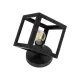 DISE 203-0272 Μοντέρνο Επιτραπέζιο Φωτιστικό Πορτατίφ με Ντουί 1 x E27 AC 220-240V IP20 - Μαύρο - Μ28 x Π28 x Υ29cm