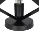 DISE 203-0272 Μοντέρνο Επιτραπέζιο Φωτιστικό Πορτατίφ με Ντουί 1 x E27 AC 220-240V IP20 - Μαύρο - Μ28 x Π28 x Υ29cm