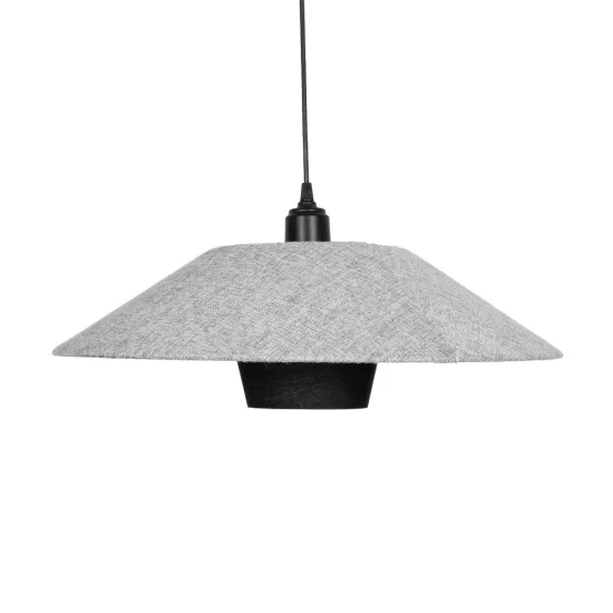 STORM 203-0292 Μοντέρνο Κρεμαστό Φωτιστικό Οροφής με Ντουί 1 x E27 AC 220-240V IP20 - Μαύρο & Γκρί  - Μ50 x Π50 x Υ24cm