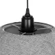 STORM 203-0292 Μοντέρνο Κρεμαστό Φωτιστικό Οροφής με Ντουί 1 x E27 AC 220-240V IP20 - Μαύρο & Γκρί  - Μ50 x Π50 x Υ24cm