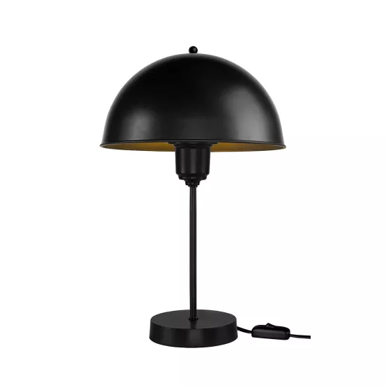 GAZETA 203-0296 Μοντέρνο Επιτραπέζιο Φωτιστικό Πορτατίφ με Ντουί 1 x E27 AC 220-240V IP20 - Μαύρο - Μ25 x Π25 x Υ39cm