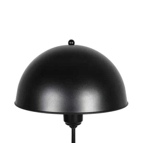 GAZETA 203-0296 Μοντέρνο Επιτραπέζιο Φωτιστικό Πορτατίφ με Ντουί 1 x E27 AC 220-240V IP20 - Μαύρο - Μ25 x Π25 x Υ39cm