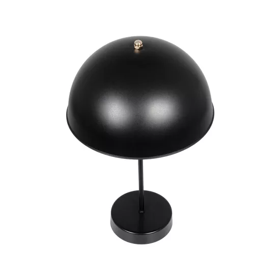 GAZETA 203-0298 Μοντέρνο Επιτραπέζιο Φωτιστικό Πορτατίφ με Ντουί 1 x E27 AC 220-240V IP20 - Μαύρο & Χρυσό - Μ25 x Π25 x Υ39cm