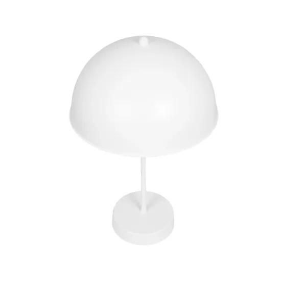 GAZETA 203-0301 Μοντέρνο Επιτραπέζιο Φωτιστικό Πορτατίφ με Ντουί 1 x E27 AC 220-240V IP20 - Λευκό  - Μ25 x Π25 x Υ39cm