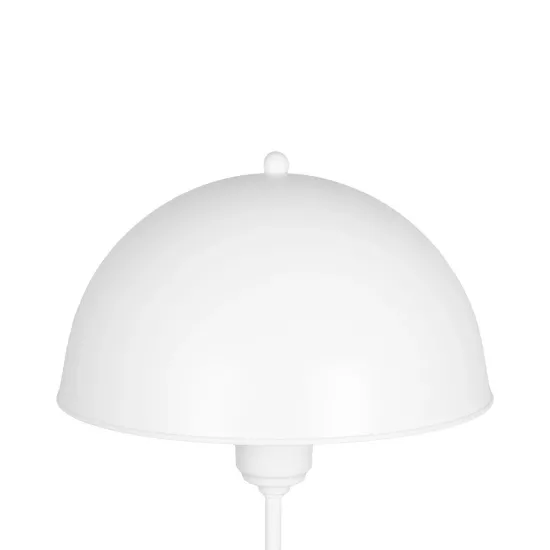 GAZETA 203-0301 Μοντέρνο Επιτραπέζιο Φωτιστικό Πορτατίφ με Ντουί 1 x E27 AC 220-240V IP20 - Λευκό  - Μ25 x Π25 x Υ39cm