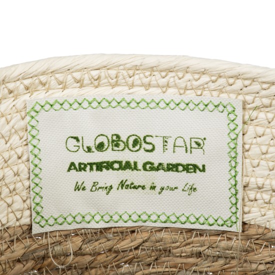 Artificial Garden KALYMNOS 20330 Διακοσμητικό Πλεκτό Καλάθι - Κασπώ Γλάστρα - Flower Pot Μπεζ με Καφέ Φ26cm x Υ27cm Artificial Garden KALYMNOS 20330 Διακοσμητικό Πλεκτό Καλάθι - Κασπώ Γλάστρα - Flower Pot Μπεζ με Καφέ Φ26cm x Υ27cm