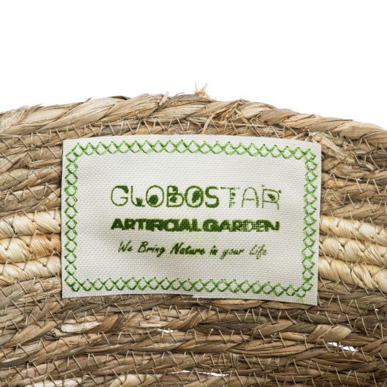 Artificial Garden NAXOS 20334 Διακοσμητικό Πλεκτό Καλάθι - Κασπώ Γλάστρα - Flower Pot Μπεζ με Καφέ Φ35cm x Υ30cm Artificial Garden NAXOS 20334 Διακοσμητικό Πλεκτό Καλάθι - Κασπώ Γλάστρα - Flower Pot Μπεζ με Καφέ Φ35cm x Υ30cm