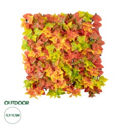 Artificial Garden AUTUMN MAPLE 20349 Τεχνητό Διακοσμητικό Πάνελ Φυλλωσιάς - Κάθετος Κήπος σύνθεση Φθινοπωρινός Σφένδαμος Μ50 x Π50 x Υ10cm