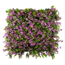 Artificial Garden CYPHEA HYSSOPIFOLIA 20350 Τεχνητό Διακοσμητικό Πάνελ Λουλουδιών - Κάθετος Κήπος σύνθεση Άνθος Κουφέας Μ50 x Π50 x Υ11cm