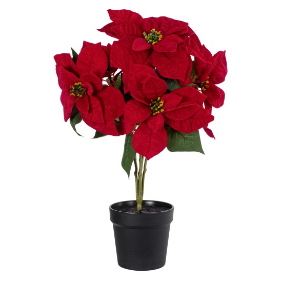 Artificial Garden CHRISTMASS FLOWER EUPHORBIA 20365 Τεχνητό Διακοσμητικό Χριστουγεννιάτικο Λουλούδι Αλεξανδρινό Υ49cm