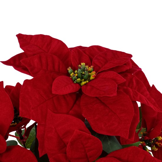 Artificial Garden CHRISTMASS FLOWER EUPHORBIA 20365 Τεχνητό Διακοσμητικό Χριστουγεννιάτικο Λουλούδι Αλεξανδρινό Υ49cm