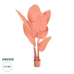 Artificial Garden SALMON STRELITZIA 20366 Τεχνητό Διακοσμητικό Φυτό Σομόν Στερλίτσια Υ120cm