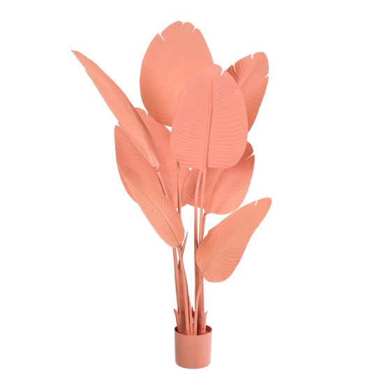 Artificial Garden SALMON STRELITZIA 20366 Τεχνητό Διακοσμητικό Φυτό Σομόν Στερλίτσια Υ120cm