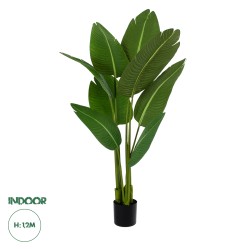 Artificial Garden GREEN STRELITZIA 20369 Τεχνητό Διακοσμητικό Φυτό Πράσινη Στερλίτσια Υ120cm