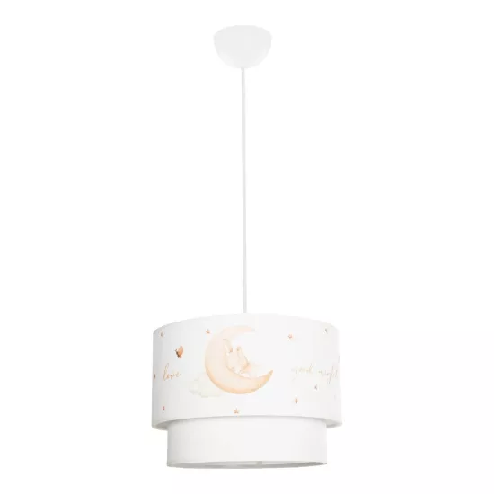 MOON 204-0011 Παιδικό Κρεμαστό Φωτιστικό Οροφής με Ντουί 1 x E27 AC 220-240V IP20 - Πολύχρωμο - Μ30 x Π30 x Υ24cm