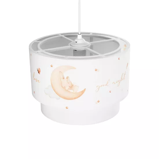 MOON 204-0011 Παιδικό Κρεμαστό Φωτιστικό Οροφής με Ντουί 1 x E27 AC 220-240V IP20 - Πολύχρωμο - Μ30 x Π30 x Υ24cm