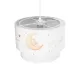 MOON 204-0011 Παιδικό Κρεμαστό Φωτιστικό Οροφής με Ντουί 1 x E27 AC 220-240V IP20 - Πολύχρωμο - Μ30 x Π30 x Υ24cm