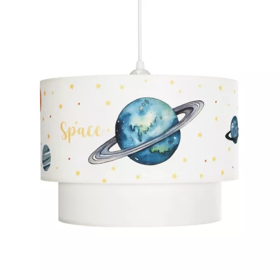 SATURN 204-0012 Παιδικό Κρεμαστό Φωτιστικό Φιγούρα Μονόφωτο 1 x E27 IP20 Πολύχρωμο Ύφασμα - Μ30 x Π30 x Υ24cm SATURN 204-0012 Παιδικό Κρεμαστό Φωτιστικό Φιγούρα Μονόφωτο 1 x E27 IP20 Πολύχρωμο Ύφασμα - Μ30 x Π30 x Υ24cm