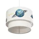 SATURN 204-0012 Παιδικό Κρεμαστό Φωτιστικό Φιγούρα Μονόφωτο 1 x E27 IP20 Πολύχρωμο Ύφασμα - Μ30 x Π30 x Υ24cm SATURN 204-0012 Παιδικό Κρεμαστό Φωτιστικό Φιγούρα Μονόφωτο 1 x E27 IP20 Πολύχρωμο Ύφασμα - Μ30 x Π30 x Υ24cm