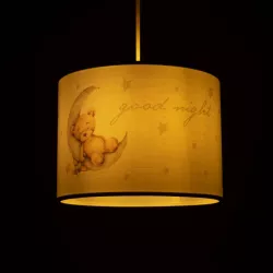 MOON 204-0013 Παιδικό Κρεμαστό Φωτιστικό Οροφής με Ντουί 1 x E27 AC 220-240V IP20 - Πολύχρωμο - Μ28 x Π28 x Υ24cm