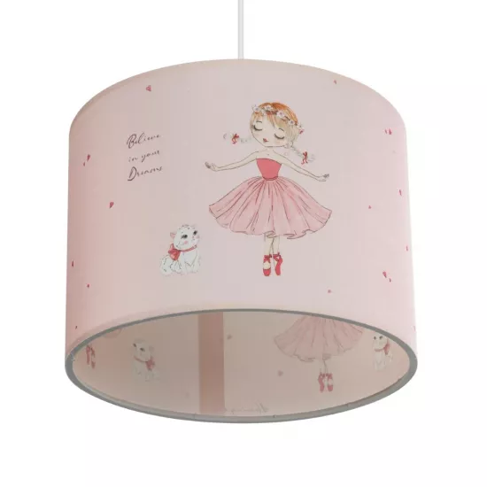 BALLERINA 204-0015 Παιδικό Κρεμαστό Φωτιστικό Φιγούρα Μονόφωτο 1 x E27 IP20 Ροζ Ύφασμα - Μ28 x Π28 x Υ24cm BALLERINA 204-0015 Παιδικό Κρεμαστό Φωτιστικό Φιγούρα Μονόφωτο 1 x E27 IP20 Ροζ Ύφασμα - Μ28 x Π28 x Υ24cm