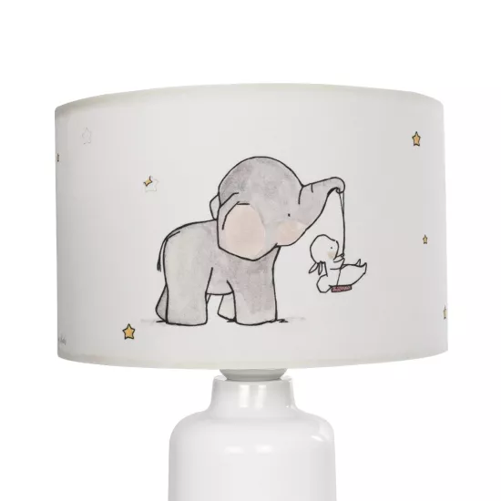ELEPHANT 204-0025 Παιδικό Eπιτραπέζιο Φωτιστικό Πορτατίφ Μονόφωτο 1 x E27 IP20 Πολύχρωμο Ύφασμα με Λευκό Πλαστικό - Μ24 x Π24 x Υ32cm ELEPHANT 204-0025 Παιδικό Eπιτραπέζιο Φωτιστικό Πορτατίφ Μονόφωτο 1 x E27 IP20 Πολύχρωμο Ύφασμα με Λευκό Πλαστικό - Μ24 x Π24 x Υ32cm