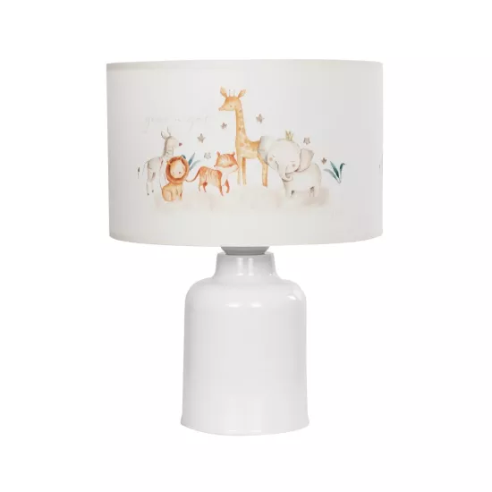 GIRAFFE 204-0026 Παιδικό Eπιτραπέζιο Φωτιστικό Πορτατίφ Μονόφωτο 1 x E27 IP20 Πολύχρωμο Ύφασμα με Λευκό Πλαστικό - Μ24 x Π24 x Υ32cm GIRAFFE 204-0026 Παιδικό Eπιτραπέζιο Φωτιστικό Πορτατίφ Μονόφωτο 1 x E27 IP20 Πολύχρωμο Ύφασμα με Λευκό Πλαστικό - Μ24 x Π24 x Υ32cm