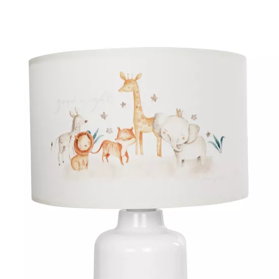 GIRAFFE 204-0026 Παιδικό Eπιτραπέζιο Φωτιστικό Πορτατίφ Μονόφωτο 1 x E27 IP20 Πολύχρωμο Ύφασμα με Λευκό Πλαστικό - Μ24 x Π24 x Υ32cm GIRAFFE 204-0026 Παιδικό Eπιτραπέζιο Φωτιστικό Πορτατίφ Μονόφωτο 1 x E27 IP20 Πολύχρωμο Ύφασμα με Λευκό Πλαστικό - Μ24 x Π24 x Υ32cm