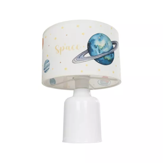 SATURN 204-0030 Παιδικό Eπιτραπέζιο Φωτιστικό Πορτατίφ Μονόφωτο 1 x E27 IP20 Πολύχρωμο Ύφασμα με Λευκό Πλαστικό - Μ24 x Π24 x Υ32cm SATURN 204-0030 Παιδικό Eπιτραπέζιο Φωτιστικό Πορτατίφ Μονόφωτο 1 x E27 IP20 Πολύχρωμο Ύφασμα με Λευκό Πλαστικό - Μ24 x Π24 x Υ32cm