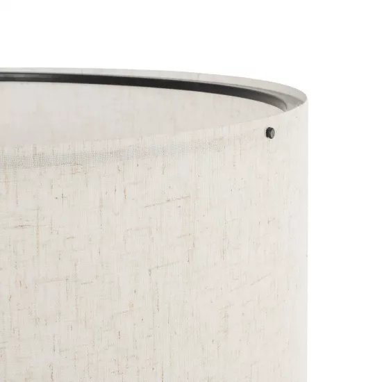 SAGA 204-0035 Μοντέρνο Επιδαπέδιο Φωτιστικό με Ντουί 1 x E27 AC 220-240V IP20 - Καφέ & Λευκό - Μ38 x Π38 x Υ140cm