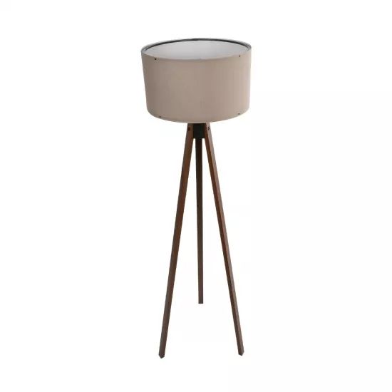 SAGA 204-0036 Μοντέρνο Επιδαπέδιο Φωτιστικό με Ντουί 1 x E27 AC 220-240V IP20 - Καφέ & Γκρι - Μ38 x Π38 x Υ140cm