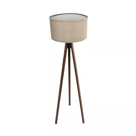 SAGA 204-0039 Μοντέρνο Επιδαπέδιο Φωτιστικό με Ντουί 1 x E27 AC 220-240V IP20 - Καφέ & Μπεζ - Μ38 x Π38 x Υ140cm