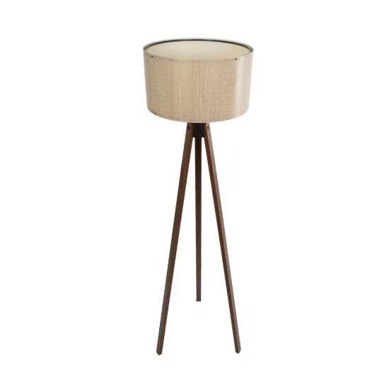 SAGA 204-0040 Μοντέρνο Επιδαπέδιο Φωτιστικό με Ντουί 1 x E27 AC 220-240V IP20 - Καφέ & Μπεζ - Μ38 x Π38 x Υ140cm