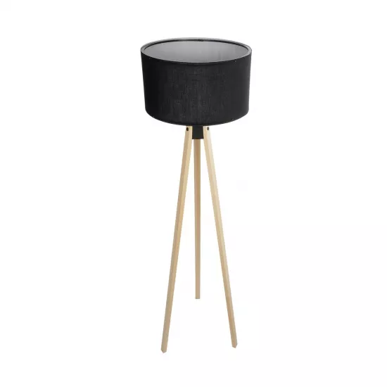 SAGA 204-0041 Μοντέρνο Επιδαπέδιο Φωτιστικό με Ντουί 1 x E27 AC 220-240V IP20 - Μπεζ & Μαύρο - Μ38 x Π38 x Υ140cm