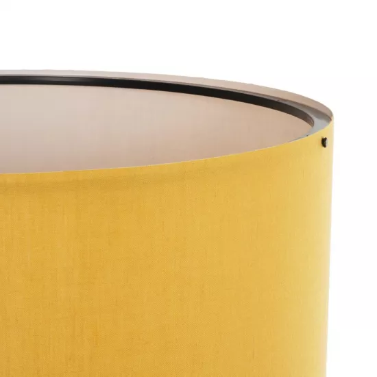 SAGA 204-0045 Μοντέρνο Επιδαπέδιο Φωτιστικό με Ντουί 1 x E27 AC 220-240V IP20 - Μπεζ & Κίτρινο - Μ38 x Π38 x Υ140cm