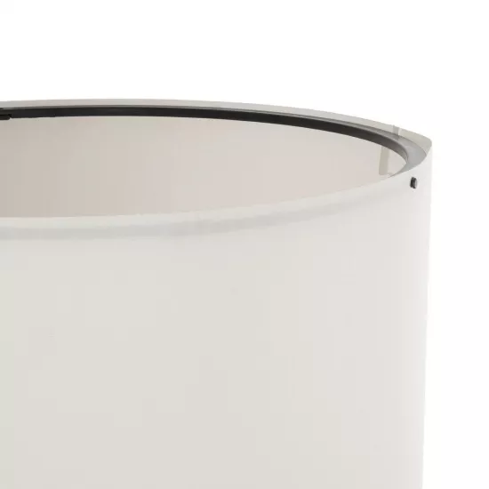 SAGA 204-0046 Μοντέρνο Επιδαπέδιο Φωτιστικό με Ντουί 1 x E27 AC 220-240V IP20 - Μπεζ & Λευκό - Μ38 x Π38 x Υ140cm